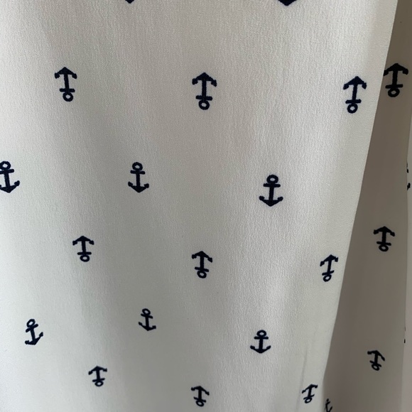 Vero Moda Fit and Flare Anchor Print Dress - Picture 3 of 4